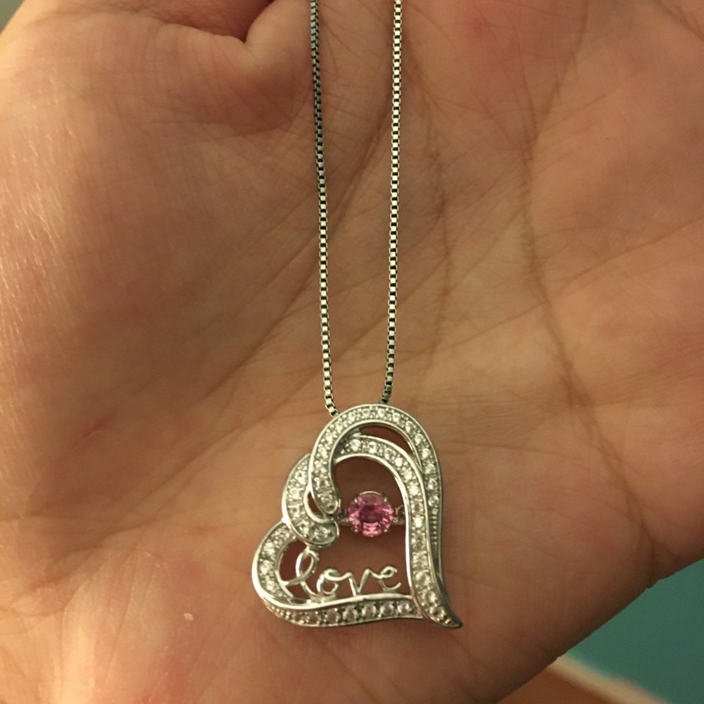 PINK SAPPHIRE DIAMOND NECKLACE